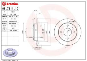 BREMBO 08781110 - DISCO DE FRENO