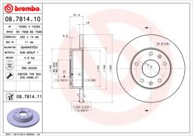 BREMBO 08781410 - DISCO DE FRENO