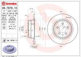 BREMBO 08787810 - DISCO DE FRENO