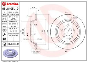 BREMBO 08840510 - DISCO DE FRENO