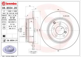 BREMBO 08855420 - DISCO DE FRENO