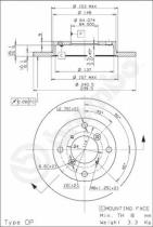 BREMBO 08908210 - DISCO FRENO