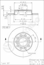 BREMBO 08913611 - DISCO DE FRENO