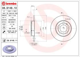 BREMBO 08914810 - DISCO DE FRENO