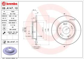 BREMBO 08A14710 - DISCO DE FRENO