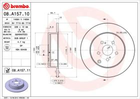 BREMBO 08A15710 - DISCO DE FRENO