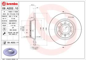 BREMBO 08A20210 - DISCO DE FRENO