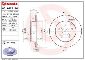 BREMBO 08A42910 - DISCO DE FRENO