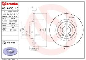 BREMBO 08A45610 - DISCO DE FRENO