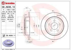 BREMBO 08A63610 - DISCO DE FRENO