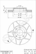 BREMBO 09309075 - DISCO FRENO BREMBO MAX