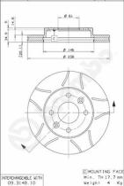 BREMBO 09314875 - DISCO FRENO BREMBO MAX