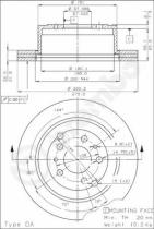 BREMBO 09425410 - DISCO FRENO