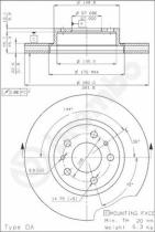 BREMBO 09429710 - DISCO FRENO