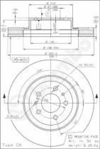 BREMBO 09486710 - DISCO DE FRENO