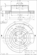 BREMBO 09486820 - DISCO FRENO