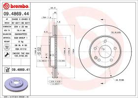 BREMBO 09486944 - DISCO DE FRENO