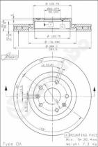 BREMBO 09492010 - DISCO DE FRENO