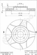 BREMBO 09493975 - DISCO FRENO BREMBO MAX