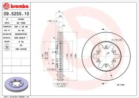 BREMBO 09525510 - DISCO DE FRENO