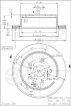 BREMBO 09553410 - DISCO DE FRENO