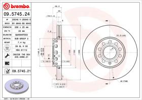 BREMBO 09574524 - DISCO DE FRENO