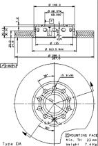 BREMBO 09574521 - DISCO DE FRENO