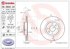 BREMBO 09580224 - DISCO DE FRENO