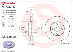 BREMBO 09584424 - DISCO DE FRENO