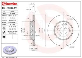 BREMBO 09592620 - DISCO FRENO