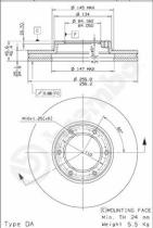 BREMBO 09671110 - DISCO FRENO