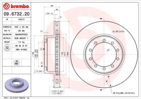 BREMBO 09673220 - DISCO RENAULT PS 150()F