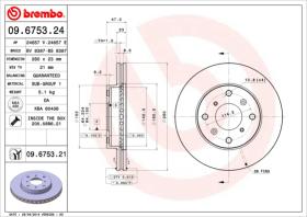 BREMBO 09675324 - DISCO DE FRENO