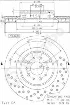 BREMBO 09680220 - DISCO FRENO