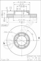 BREMBO 09680710 - DISCO FRENO