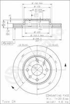 BREMBO 09687510 - DISCO FRENO