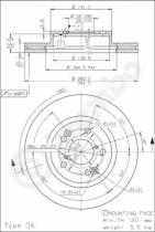 BREMBO 09687610 - DISCO FRENO