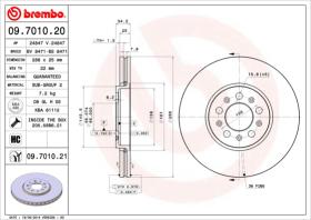 BREMBO 09701020 - DISCO DE FRENO