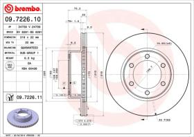 BREMBO 09722610 - DISCO DE FRENO