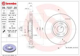 BREMBO 09722720 - DISCO DE FRENO