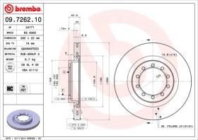 BREMBO 09726210 - DISCO DE FRENO