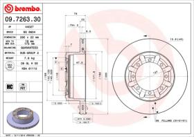 BREMBO 09726330 - DISCO DE FRENO