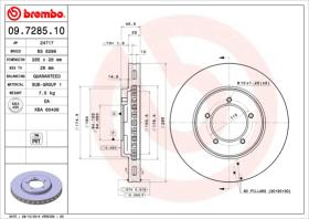 BREMBO 09728510 - DISCO FRENO