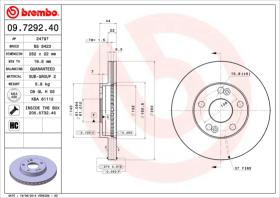 BREMBO 09729240 - DISCO DE FRENO