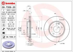 BREMBO 09735920 - DISCO DE FRENO