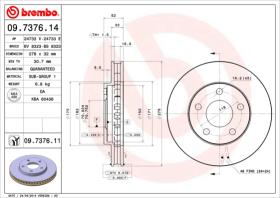 BREMBO 09737614 - DISCO DE FRENO