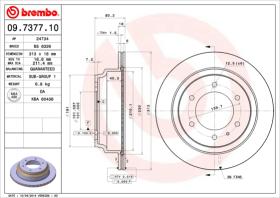 BREMBO 09737710 - DISCO DE FRENO