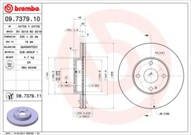 BREMBO 09737910 - DISCO DE FRENO