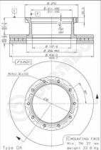 BREMBO 09738020 - RENAULT V.I.MASCOTT(F2000)65Q