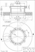 BREMBO 09738120 - DISCO DE FRENO